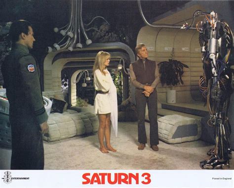 Saturn 3 Original Lobby Card 3 Farrah Fawcett Kirk Douglas Harvey