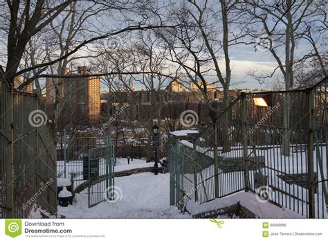 Fort Tryon Park Winter Editorial Photo Image Of Most