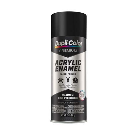 Dupli Color Cda1605 Black Acrylic Enamel Paint 340g