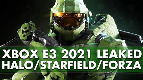 Xbox E3 2021 Allegedly Leaked By Insider Halo Infinite Starfield