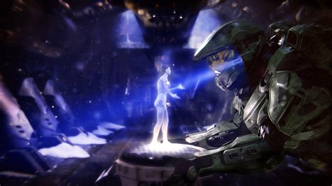 Free Download Cortana Master Chief Halo 4 Hd Wallpapers Glasslands