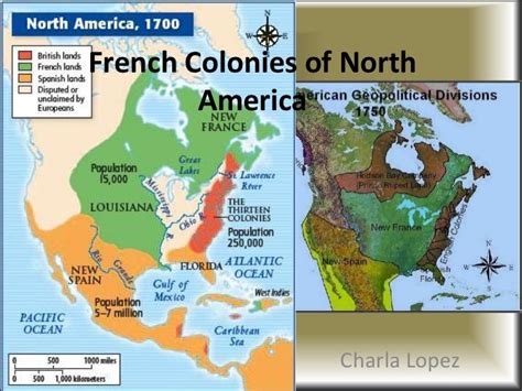 French Colonies Of North America
