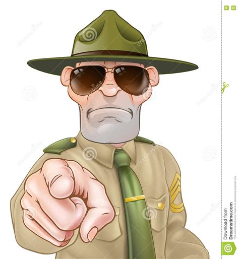 She was previously a training officer (antonio dawson was one of her trainees during his days walking the beat) and had passed the detective's exam twice but had to take a desk job after being shot. Angry Drill Sergeant Pointing Stock Vector - Illustration ...