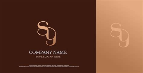 Premium Vector Initial Sy Logo Design Vector