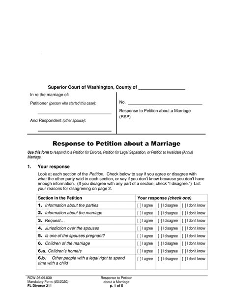 Form Fl Divorce211 Fill Out Sign Online And Download Printable Pdf