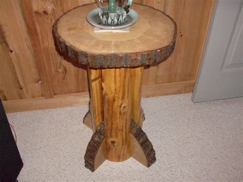 What is the price range for wood frame outdoor side tables? A table my husband made out of cedar logs. | Wood projects, Table, Wood
