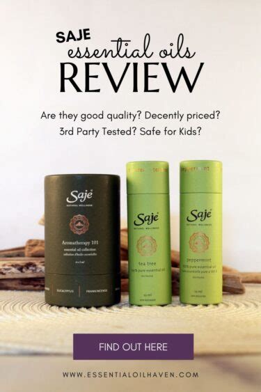 saje essential oils review are they good quality