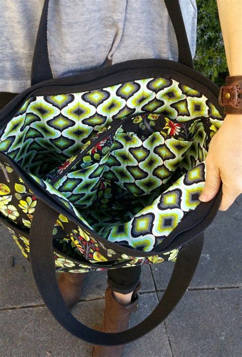Free Zippered Tote Bag Patterns With Pockets