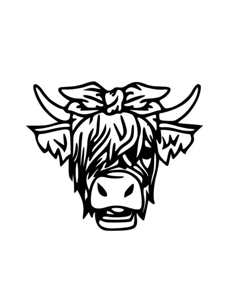 Highland Cow Decal | Etsy in 2021 | Cow decal, Highland cow, Cow decals