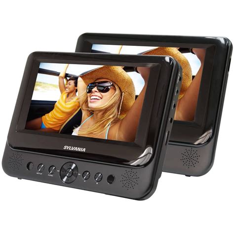 Sylvania 7 Dual Screen Portable Dvd Player