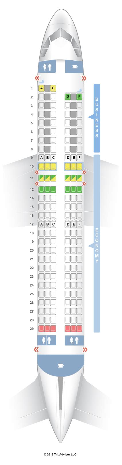 Seatguru Seat Map Air France Airbus A320 320 Europe