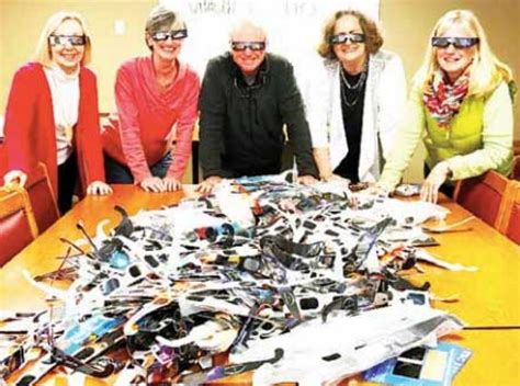 Recycled Eclipse Glasses Get New Homes Peggy Crosby Center