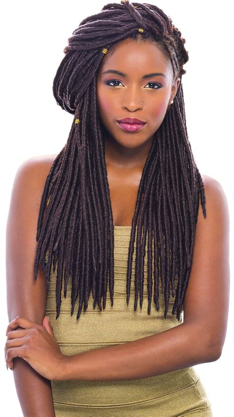 Janet Collection Braid Bulk Havana 2x Mambo Faux Locs 18 Inch Hair