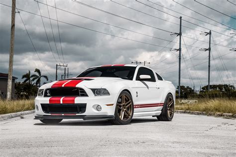 Modified White Ford Mustang Gt500 With Attitude — Gallery