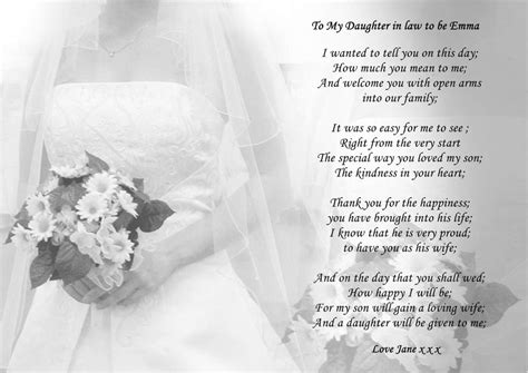 Wedding Poems For Son And Daughter In Law