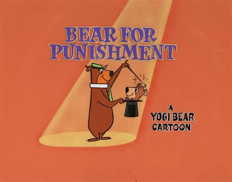 Yowp Yogi Bear — Bear For Punishment