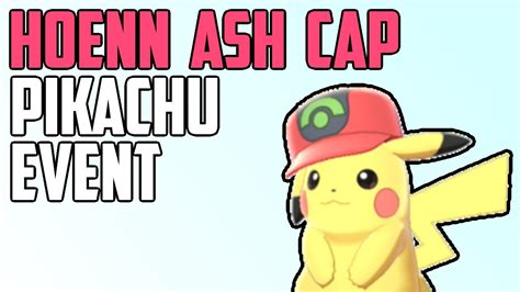 How To Get Hoenn Ash Hat Pikachu Pokemon Sword And Shield Youtube