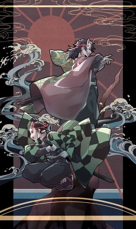 Tomioka Giyu Tanjiro Kimetsunoyaiba Anime Demon Anime Wallpaper