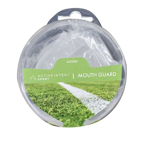 Active Intent Sports Senior Basic Mouthguard Clear Assorted Senior