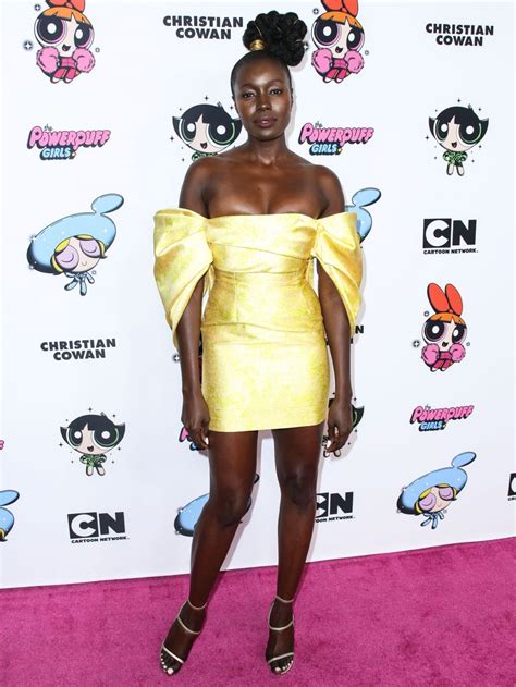 Anna Diop Flaunts Her Great Cleavage At The Christian Cowan X Powerpuff