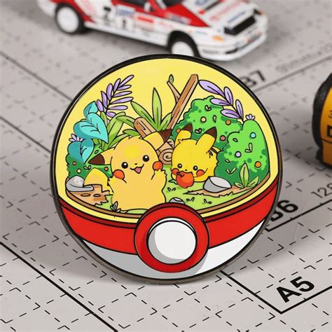 Pokemon ‘pika Pikachu Enamel Pin Distinct Pins