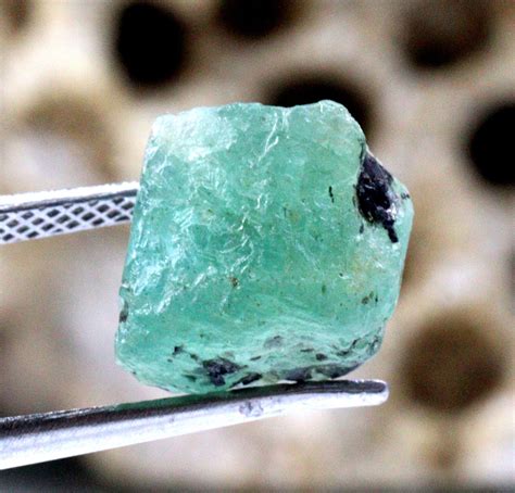 Aaa Quality Natural Emerald Rough Gemstone Zambian Emerald Raw Etsy