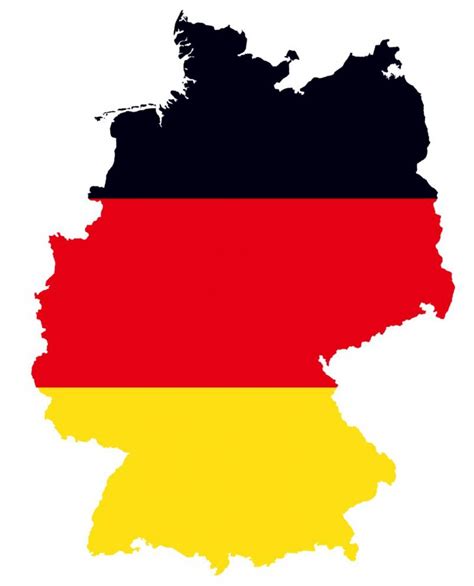 Nemčija Zemljevidu In Zastava Zemljevid Nemčije Zastavo Zahodna