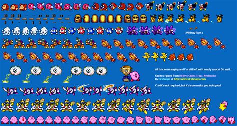 Snes Kirbys Avalanche Cutscene Sprites The Spriters Resource