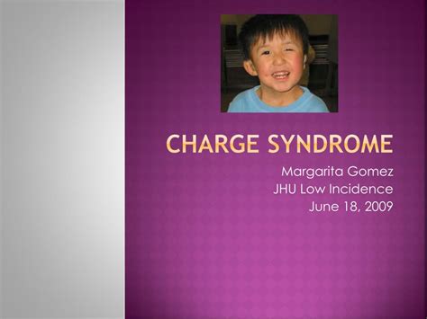 Ppt Charge Syndrome Powerpoint Presentation Free Download Id1838969
