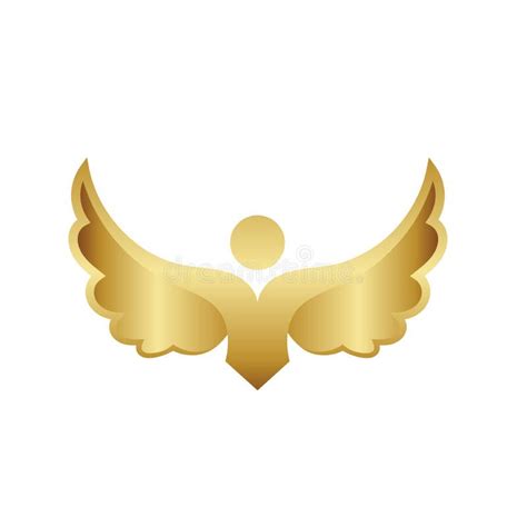 Angel Logo Icon Stock Vector Illustration Of Vector 203946312