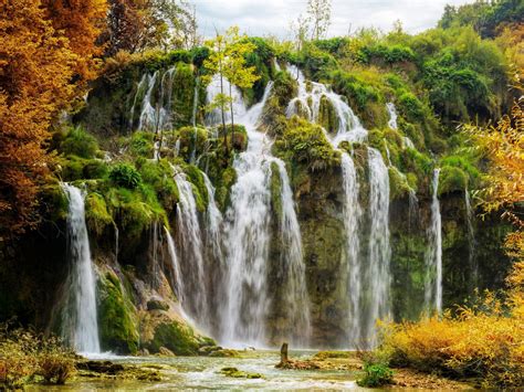 Plitvice National Park Croatia Autumn Scenery Hd Wallpaper