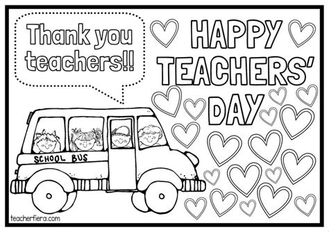 Coloring Pages Of Teachers Day Best Ideas For Printable And Happy