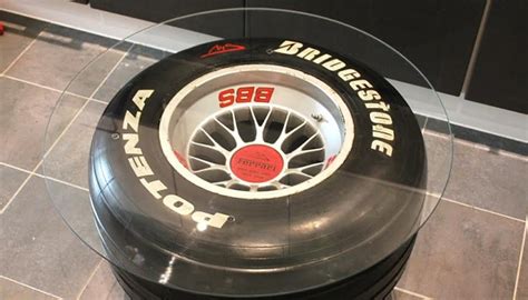 Tutti i risultati formula 1 su. Ferrari F1-2000 Wheel-Tyre Coffee Table - CharityStars