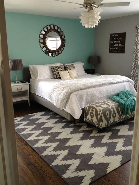 Teal And Gray Bedroom Ideas Accent Wall Ideas You Ll Surely Wish To