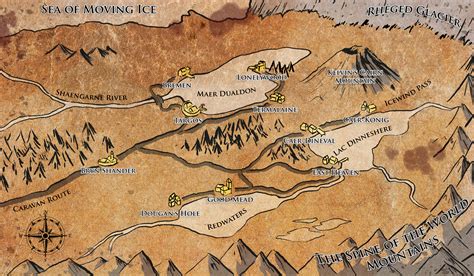 Map Of Icewind Dale Rdndmaps