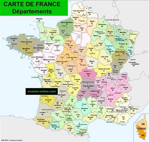 5 départements de france d'outremer. Carte France départements » Vacances - Arts- Guides Voyages