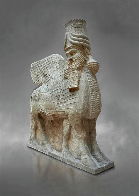 Assyrian King Sargon Ii At Khorsabad Bc Louvre Museum Paris