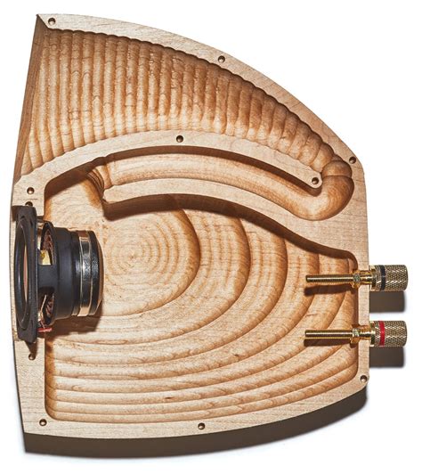 Wooden Speakers Maple Steel Leather And Cork Base Speaker