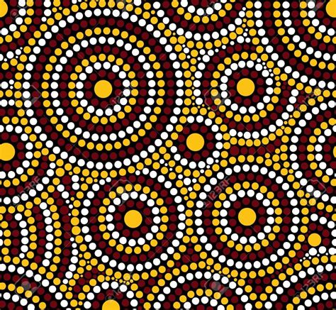 Aboriginal Art Dot Border