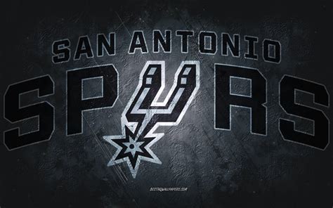 Download Wallpapers San Antonio Spurs American Basketball Team Gray