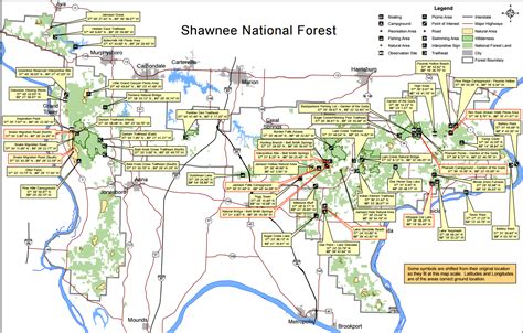 Shawnee National Forest Map National Forest Pinterest Shawnee