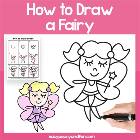 How To Draw A Fairy Step By Step Drawing Tutorial Phần Mềm Portable