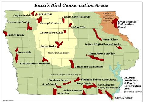 bird conservation areas iowa dnr