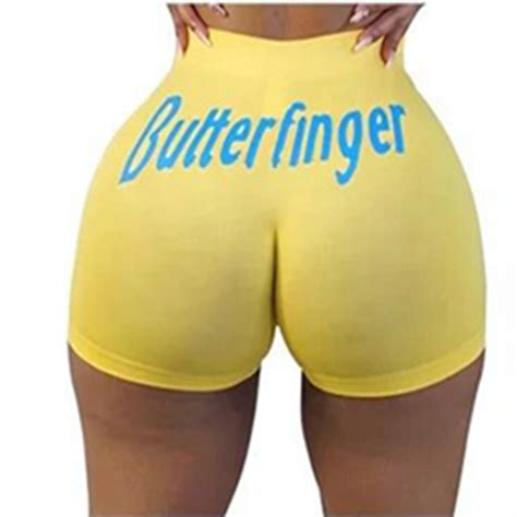 Wholesale High Waist Booty Snack Shorts Plus Size Candy Bite Me Women