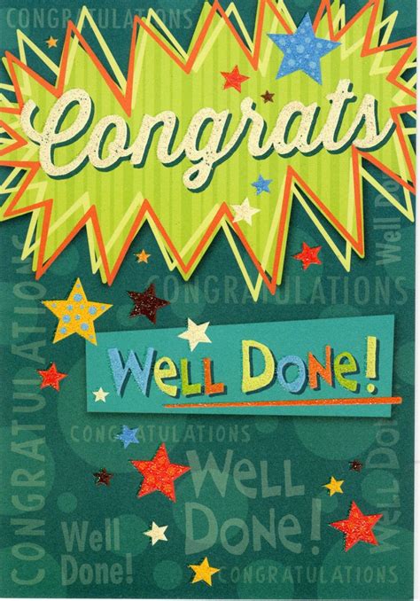 Congrats Well Done Congrats Greeting Card Cards Love Kates