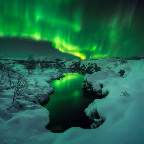 Northern Hemispheres Celestial Light Show Cgtn