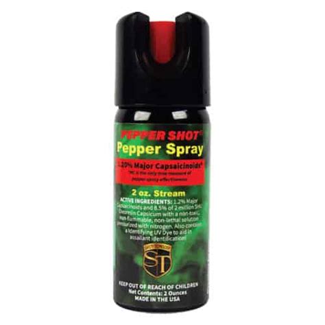 Pepper Shot 12 Mc 2 Oz Pepper Spray Security Defense Weapons