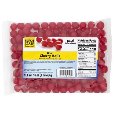 Blains Farm And Fleet Sour Cherry Balls 644005 Blains Farm And Fleet