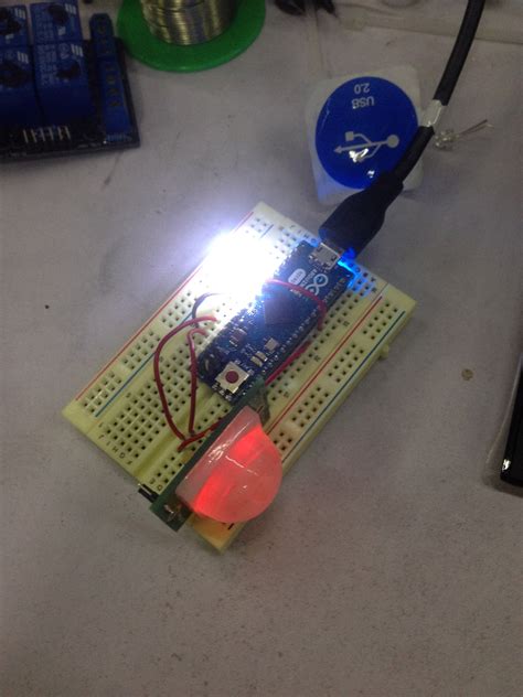 arduino motion sensor control led light  steps