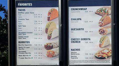 Other restaurant companies like mcdonald's are also rethinking their menus as a result of the taco bell announced a second wave of menu cuts after it concluded a review of its food and beverage offerings. There are still five kinds of tacos. The Crunchy Supreme has skyrocketed, up 146%! The soft ...